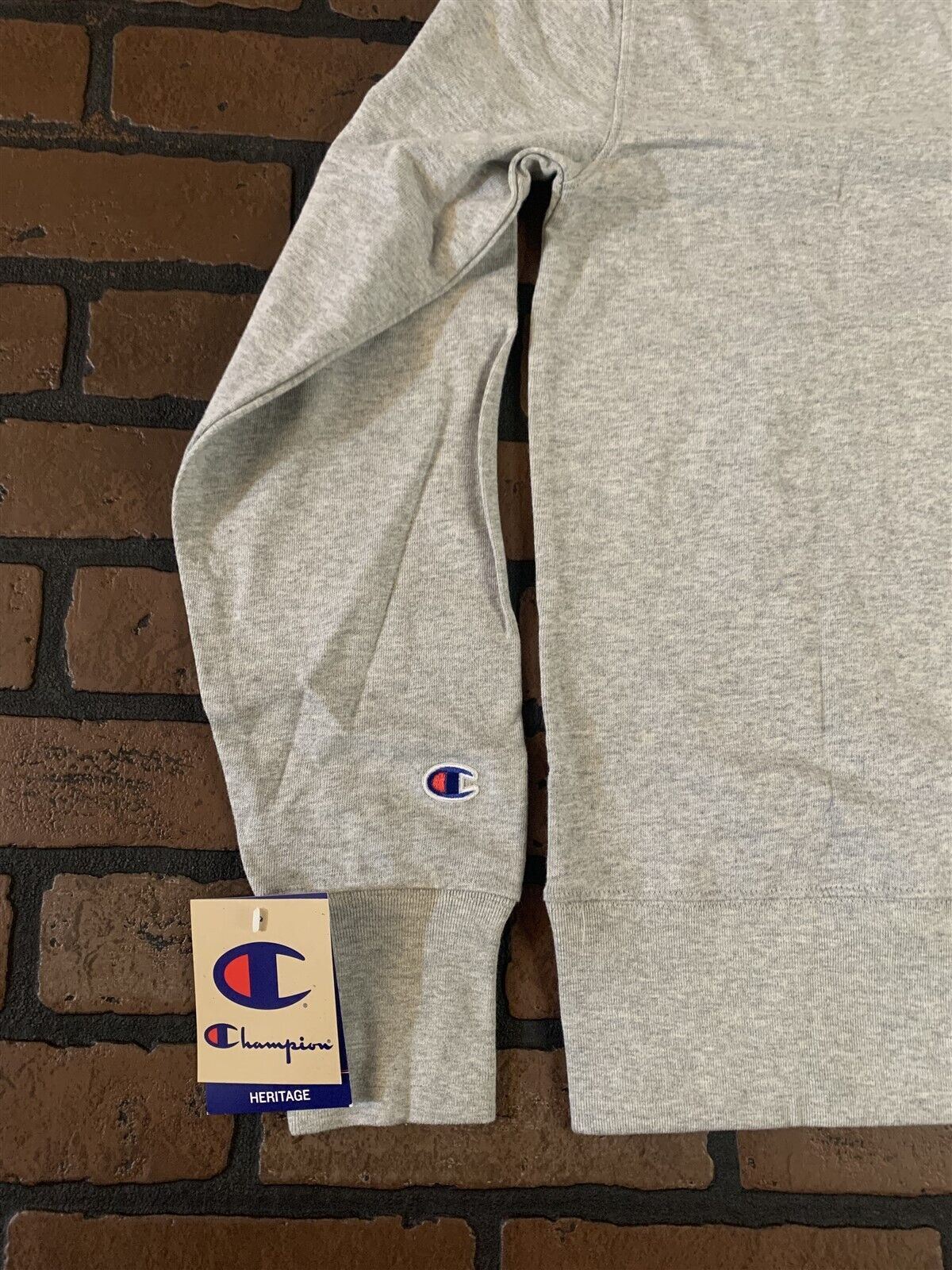 Champion Gray Long Sleeved Rugby Shirt