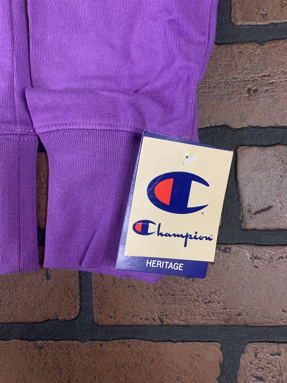 Champion Purple Long Sleeved Rugby Shirt