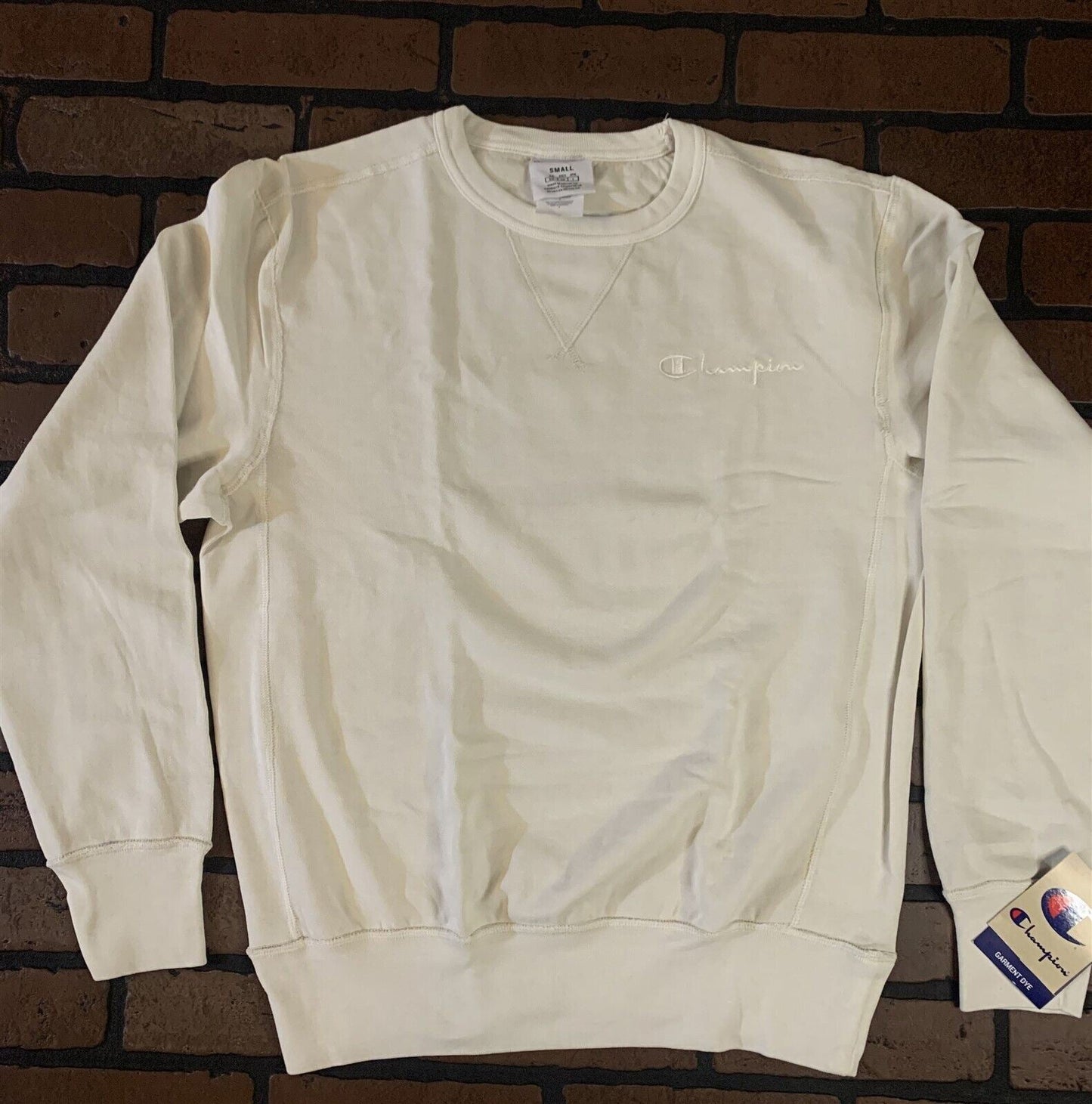 Champion Cream Light Weight Sweatshirt