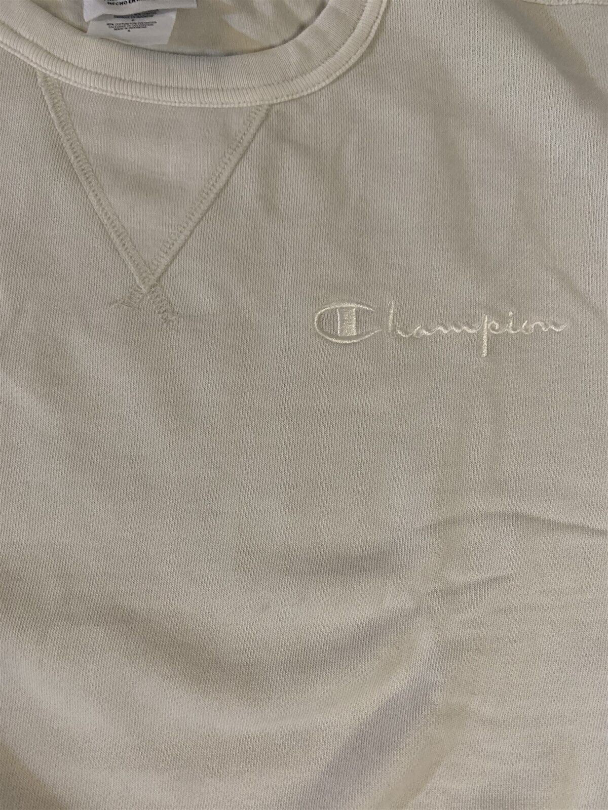 Champion Cream Light Weight Sweatshirt