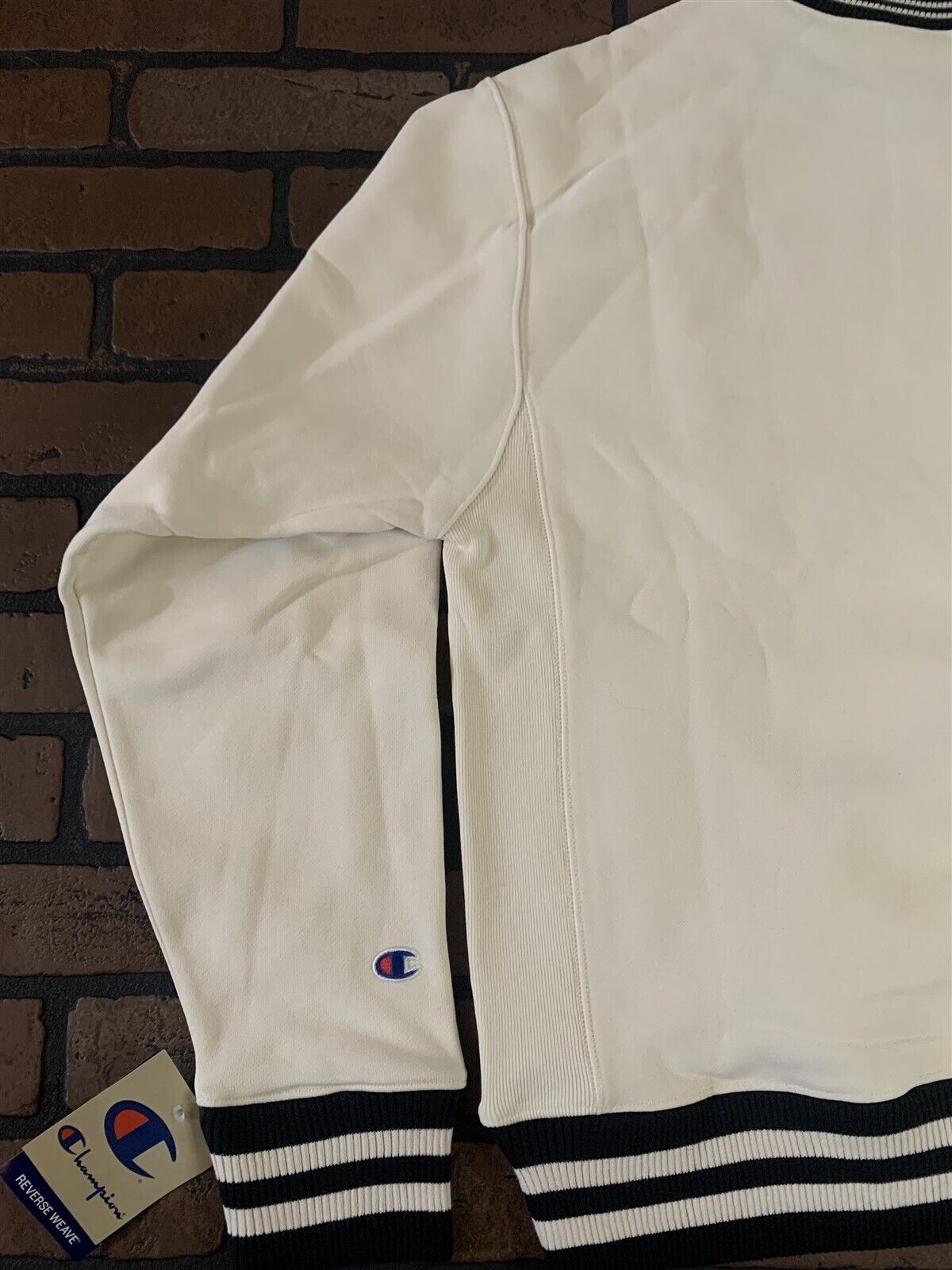 Champion Cream Reverse Weave Crew Neck Sweatshirt