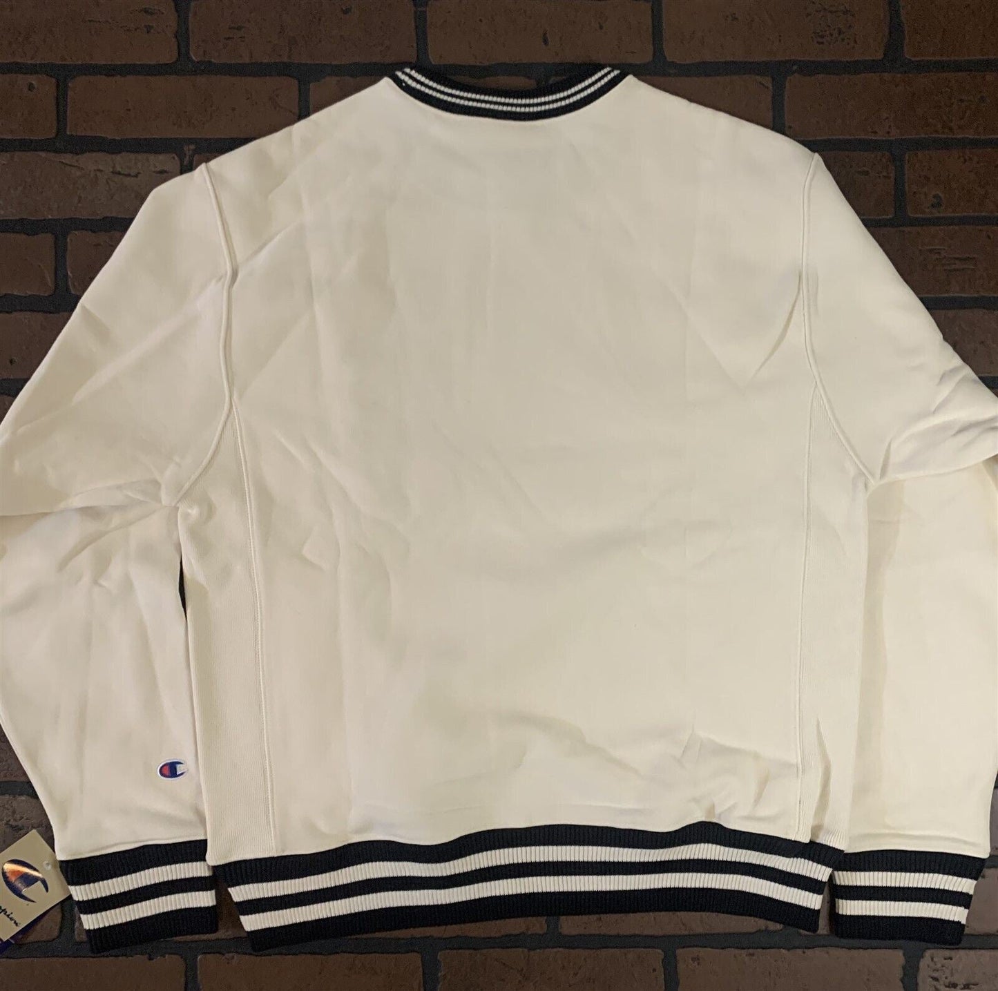 Champion Cream Reverse Weave Crew Neck Sweatshirt