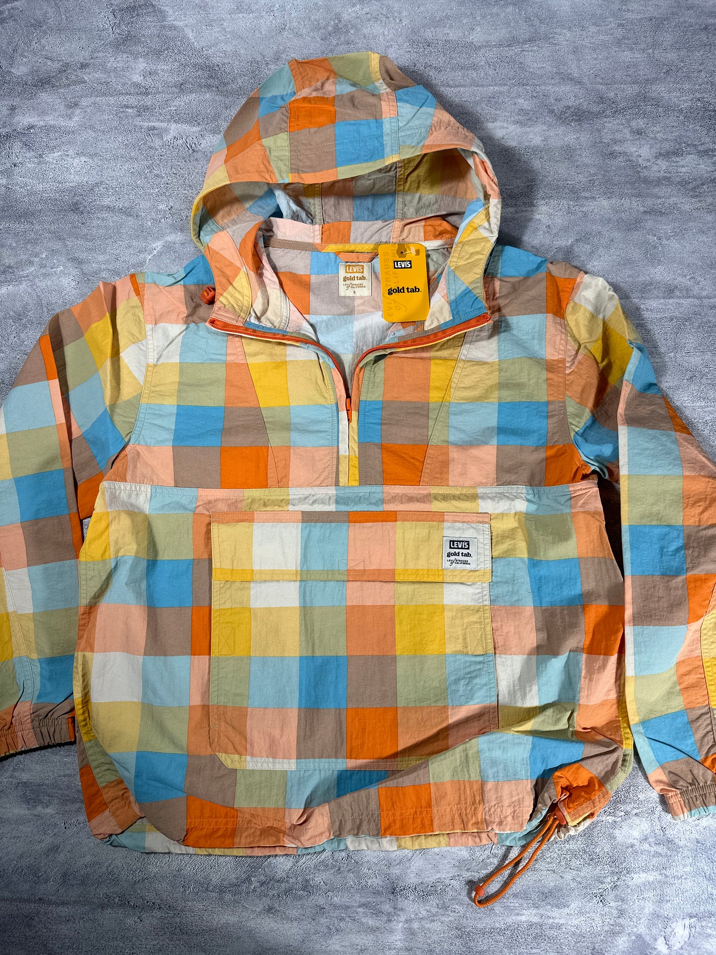 Levi's Gold Tab Bolinas Anorak 1/2 Zip Wind Breaker