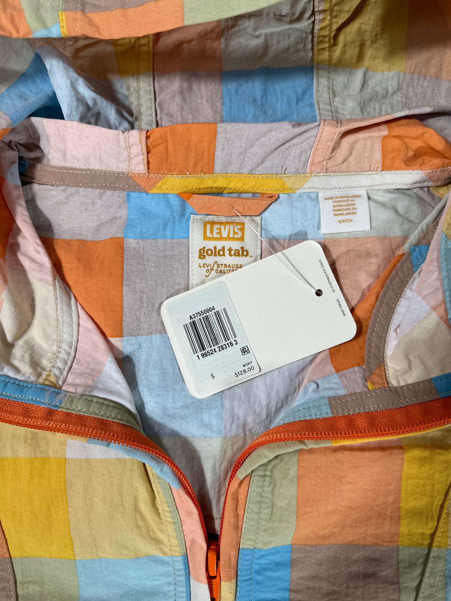 Levi's Gold Tab Bolinas Anorak 1/2 Zip Wind Breaker