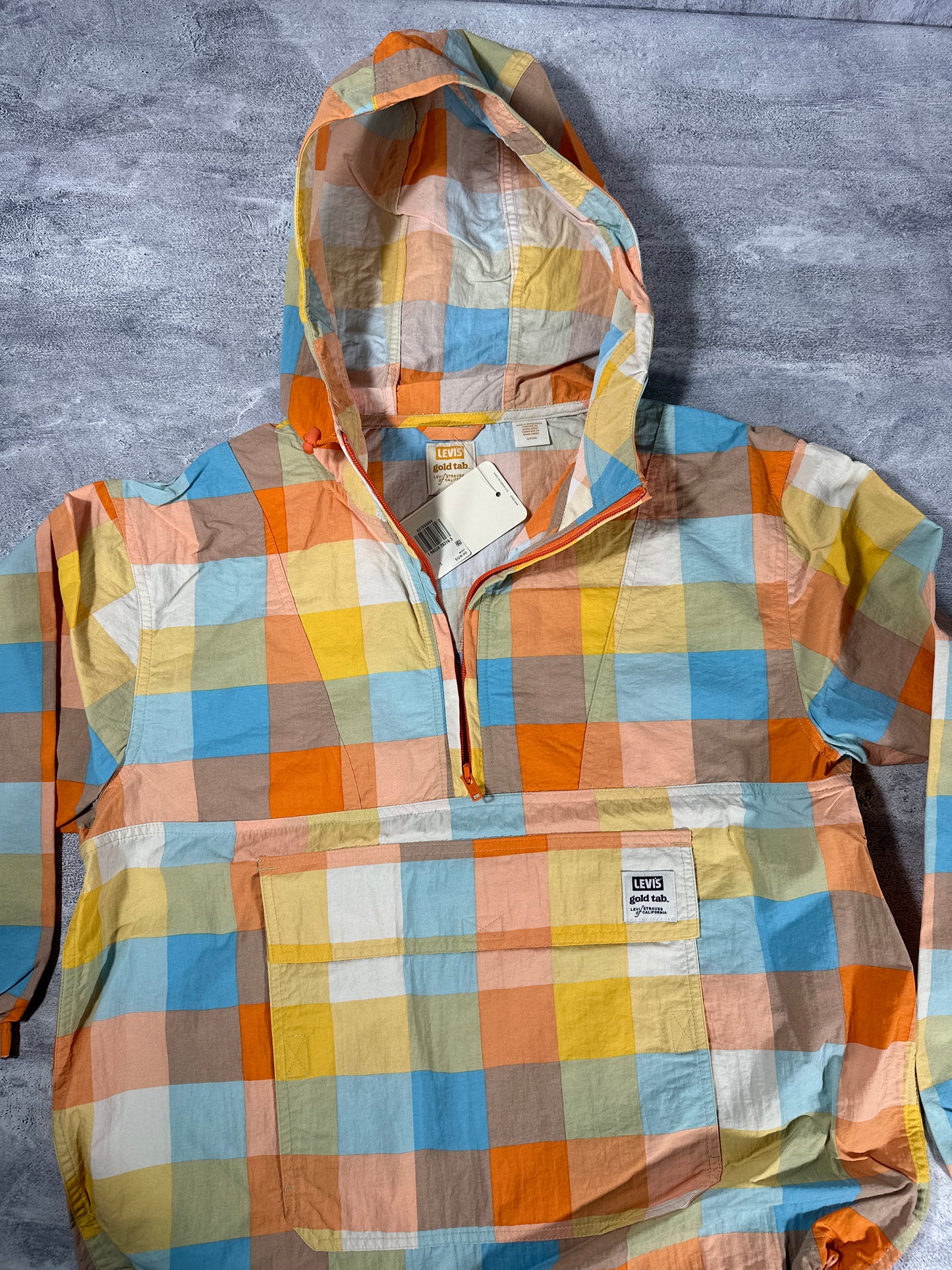 Levi's Gold Tab Bolinas Anorak 1/2 Zip Wind Breaker