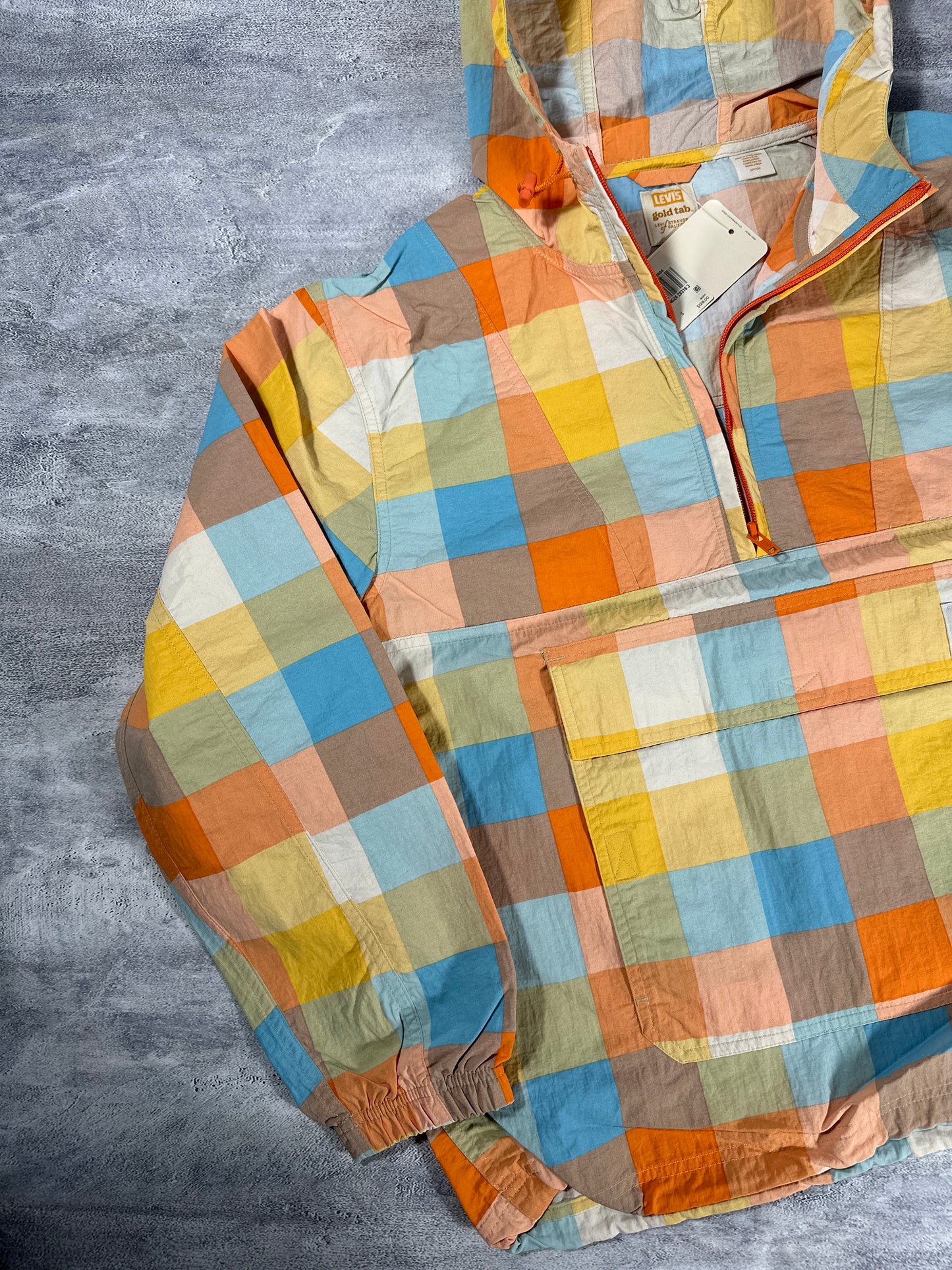 Levi's Gold Tab Bolinas Anorak 1/2 Zip Wind Breaker