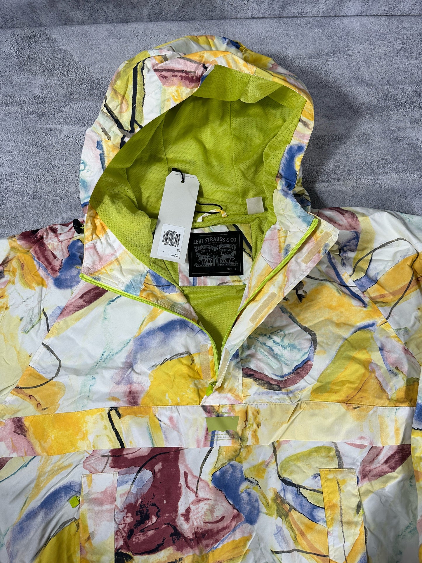 Levi's Stockton Anorak 1/2 Zip Wind Breaker