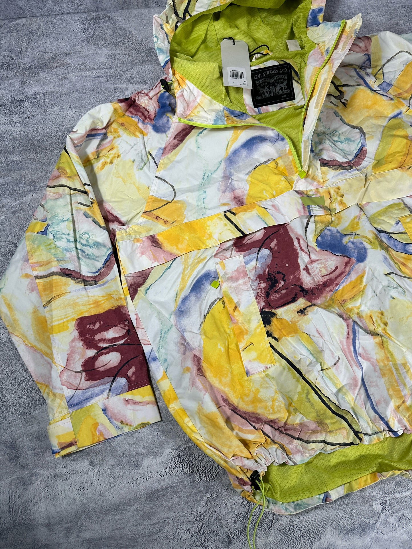 Levi's Stockton Anorak 1/2 Zip Wind Breaker