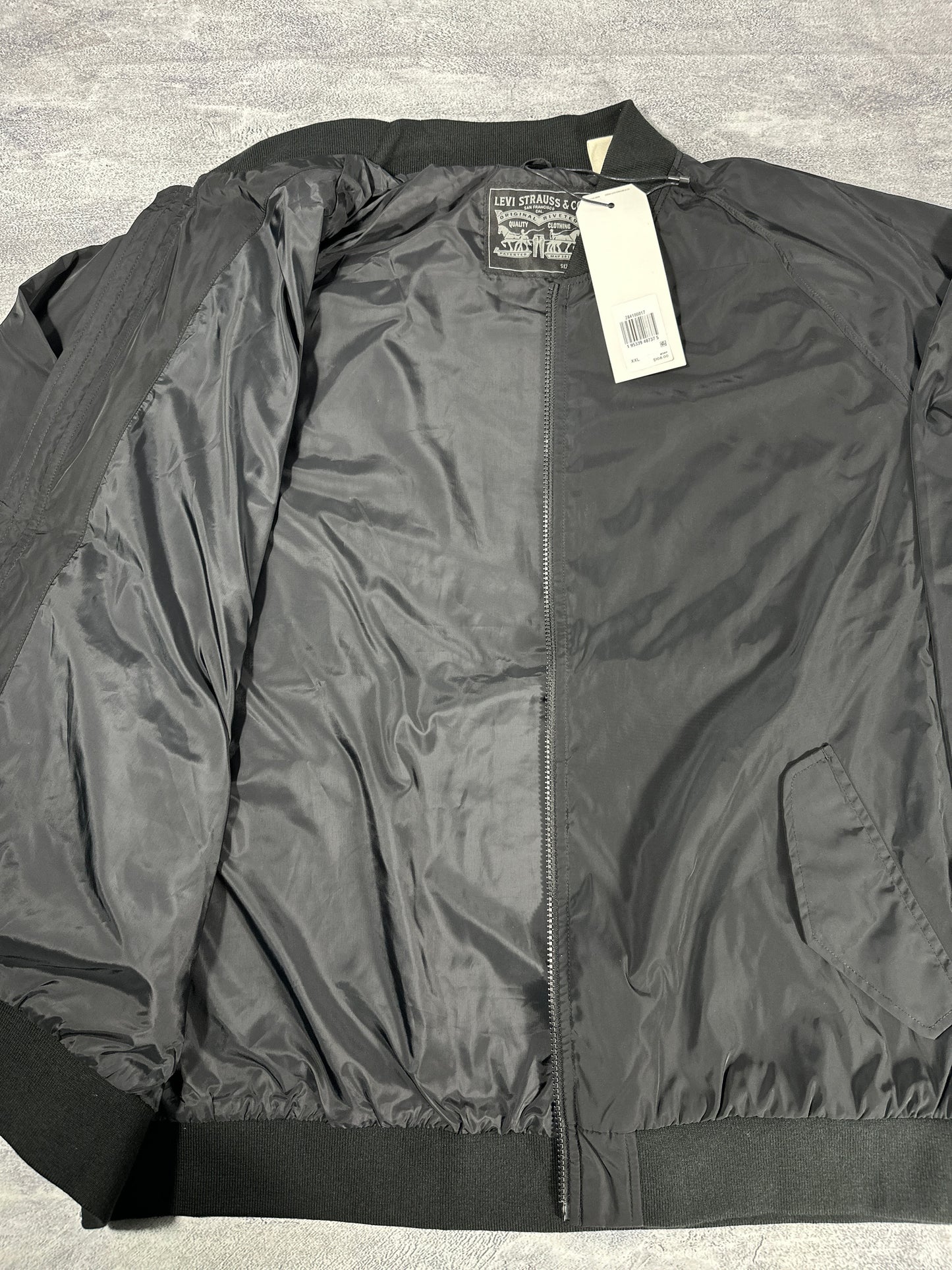 Levi's Light Weight Black Bomber Jacket
