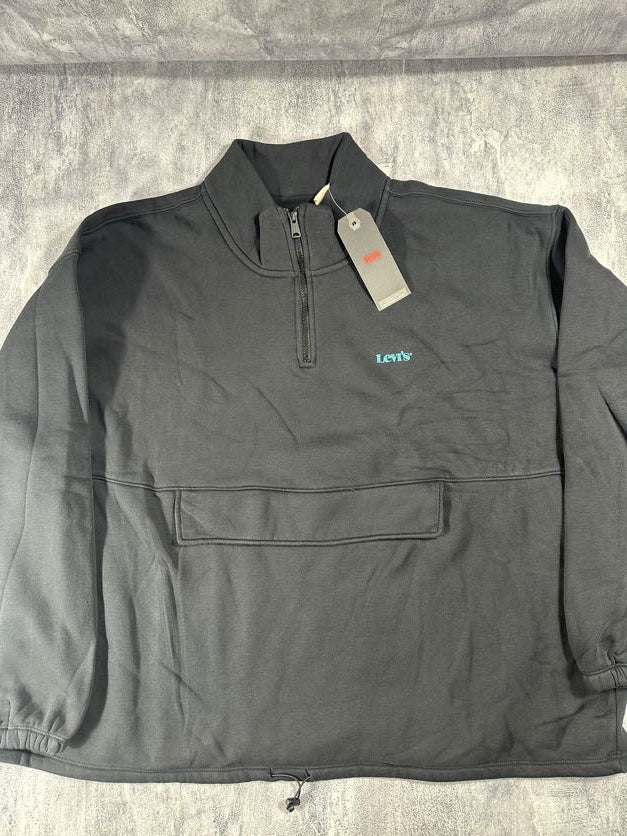 Levi's 1/4 Zip Mock Neck Sweatshirt