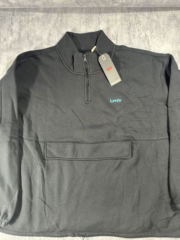 Levi's 1/4 Zip Mock Neck Sweatshirt