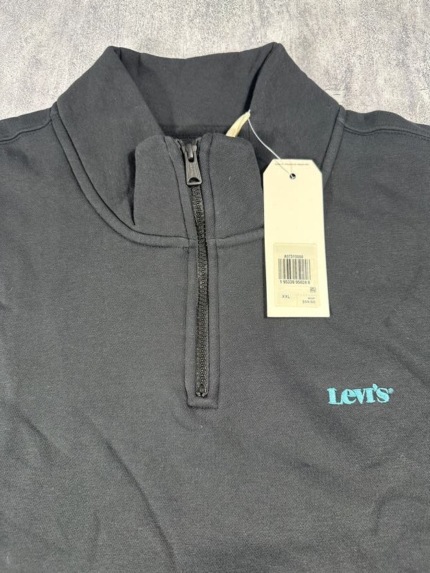 Levi's 1/4 Zip Mock Neck Sweatshirt