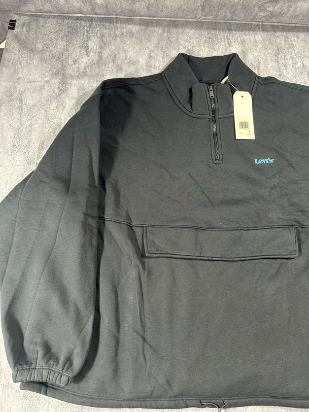 Levi's 1/4 Zip Mock Neck Sweatshirt