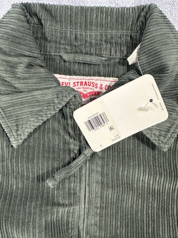 Levi's Green Corduroy Zipper Jacket