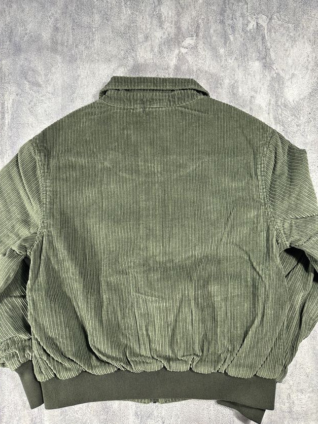 Levi's Green Corduroy Zipper Jacket