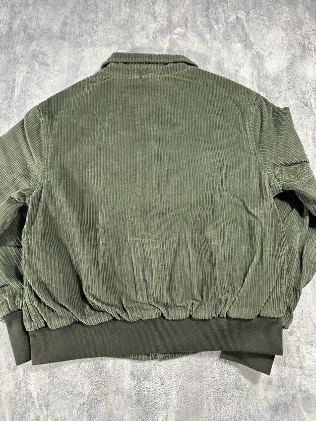Levi's Green Corduroy Zipper Jacket