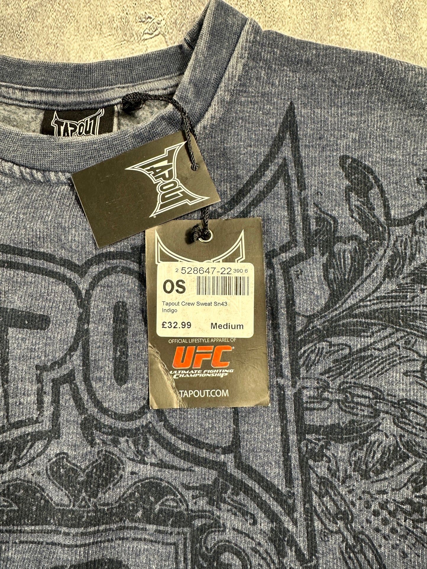Tap-Out UFC Vintage Indigo Sweatshirt