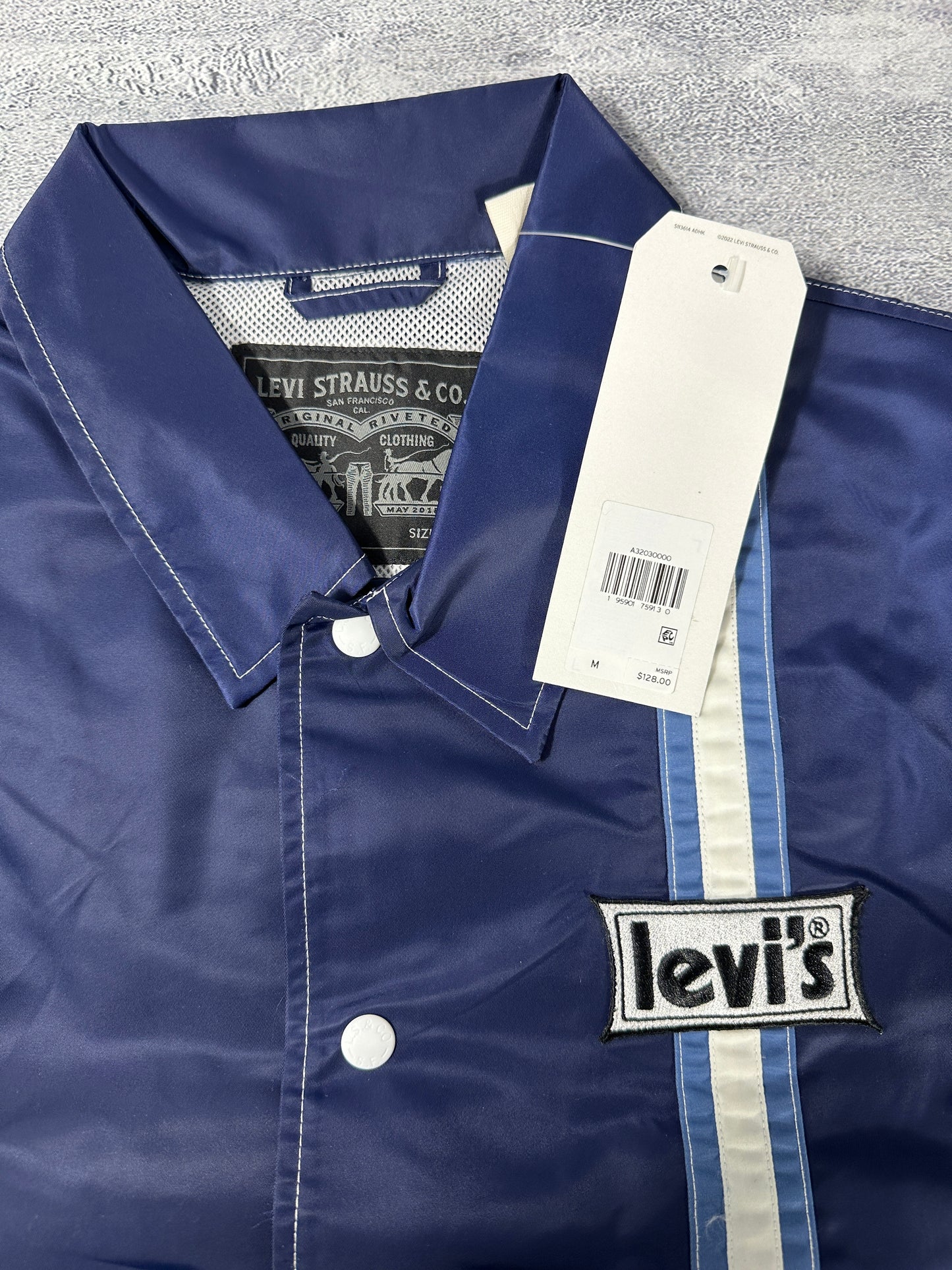 Levi's Merritt Surf Striped Windbreaker