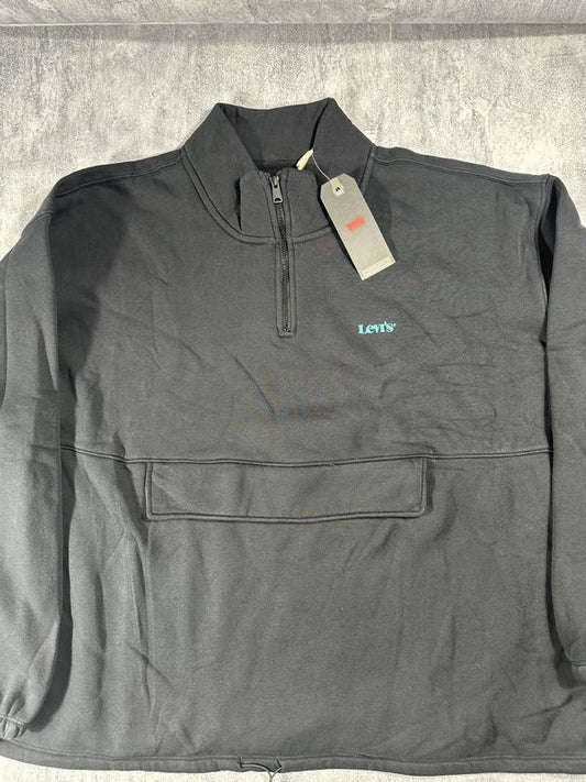 Levi's 1/4 Zip Mock Neck Sweatshirt
